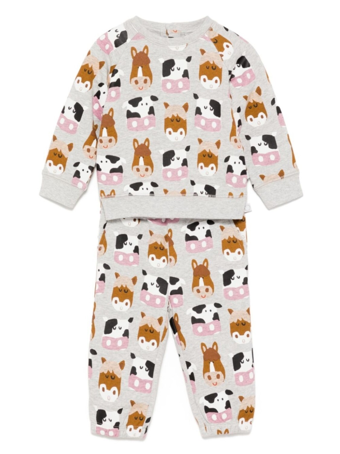 

Спортивный костюм с графичным принтом Stella McCartney Kids, серый