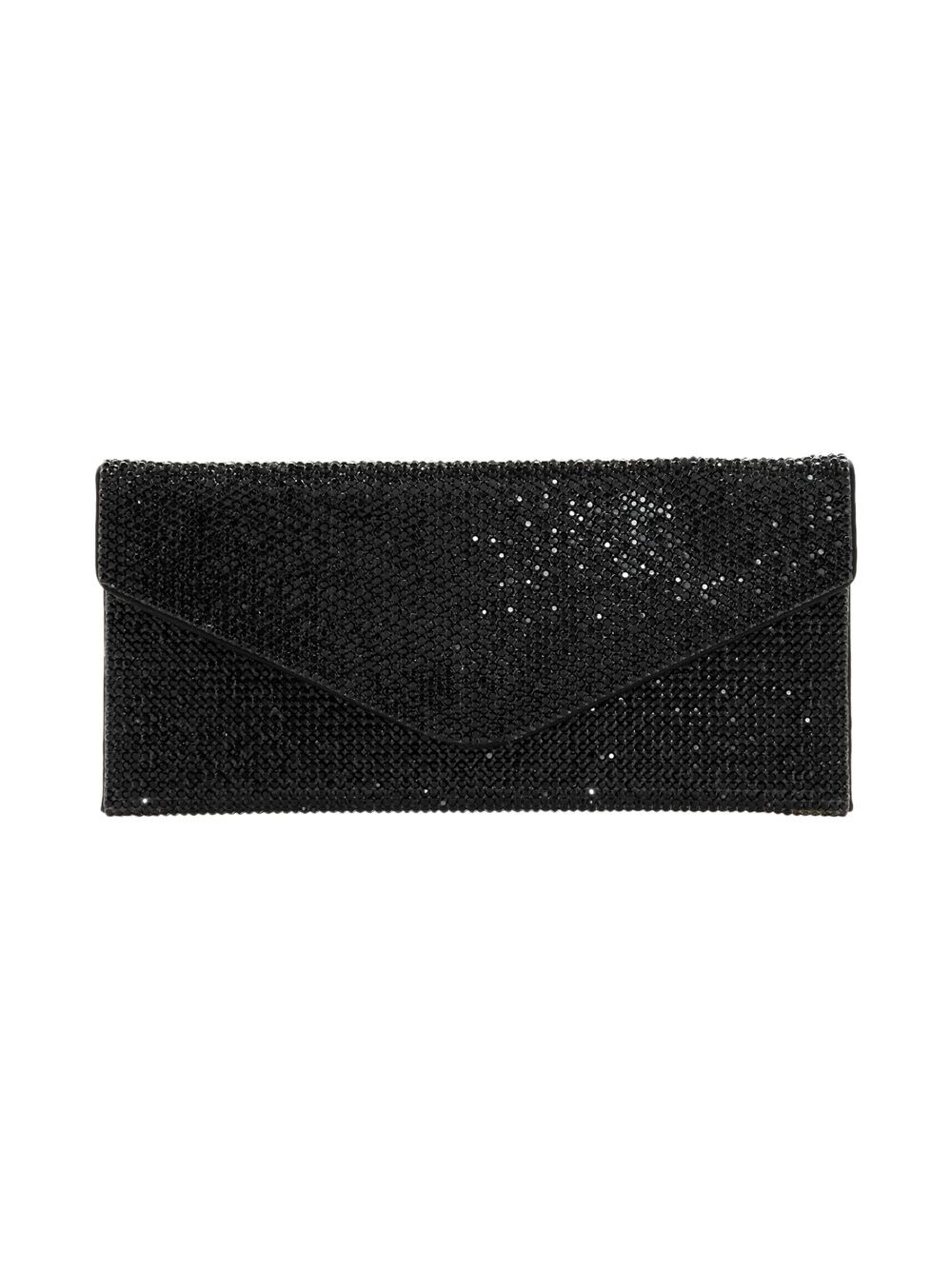 

Клатч-конверт с кристаллами Judith Leiber Couture, черный