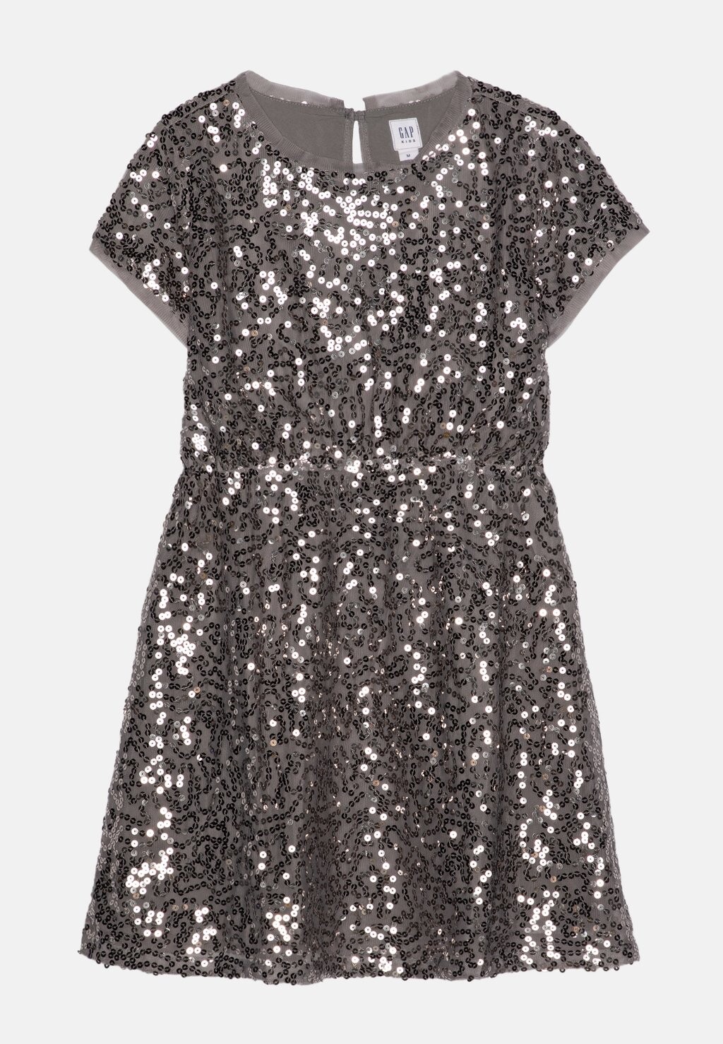 

Элегантное платье Shine Dress Girls GAP, цвет grey steel