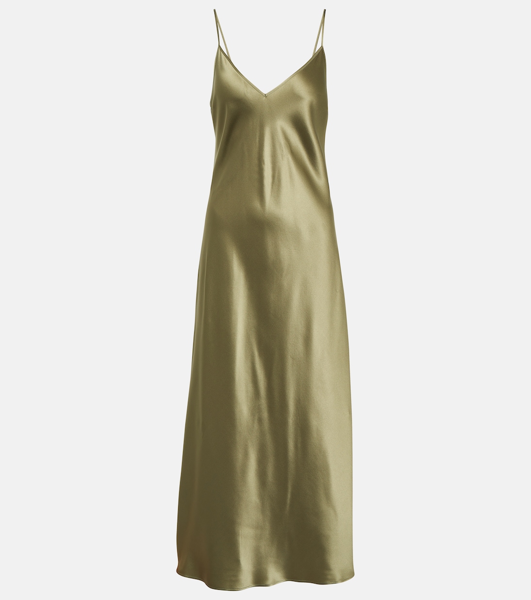 цена Платье-комбинация clea из шелкового атласа Joseph, зеленый