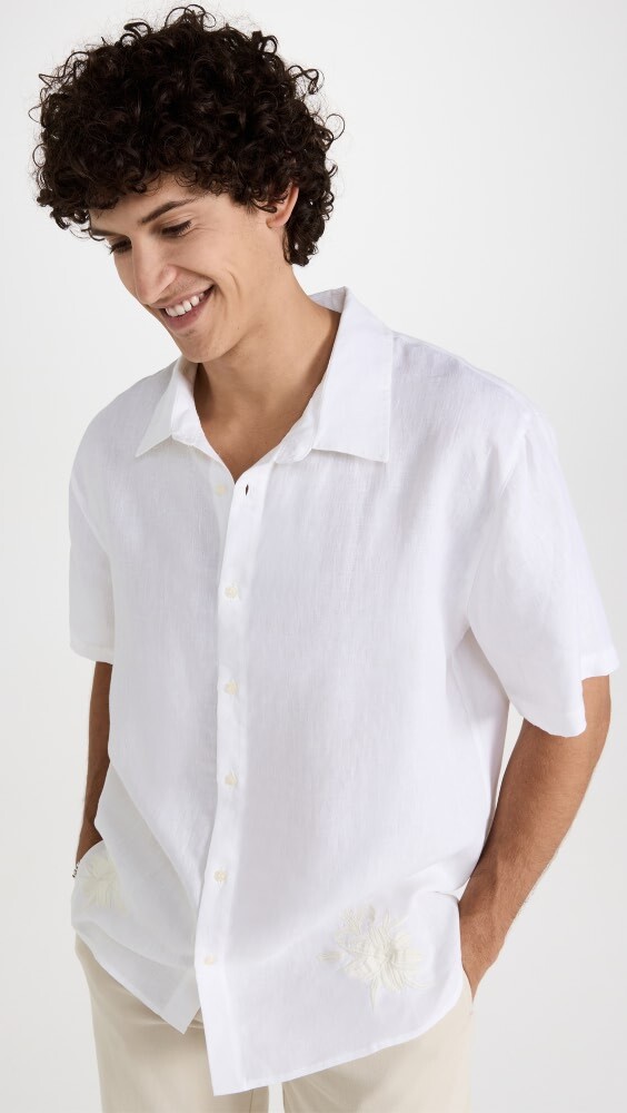 

Рубашка Fanm Mon Osmo Embroidered, белый