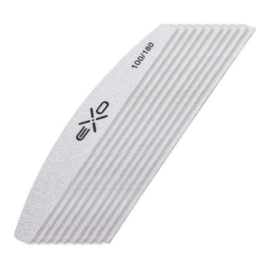

Напильник-полумесяц EXO, лодочка SLIM белая 100/180 10 шт. Active