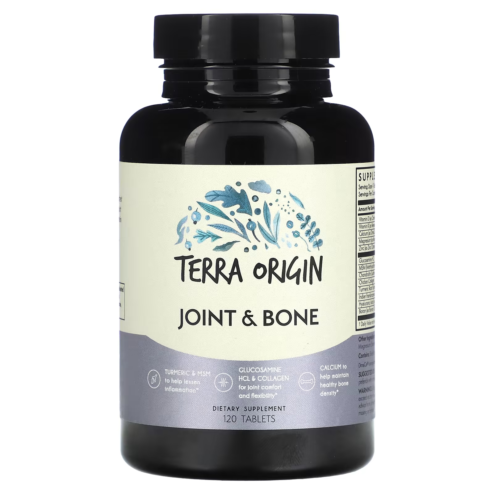 Пищевая добавка Terra Origin для суставов, 120 таблеток пищевая добавка terra origin полезные грибные капсулы 90 капсул