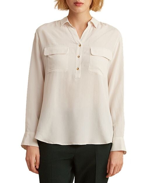 

Топ Canelle с острым воротником Gerard Darel, цвет Ivory/Cream