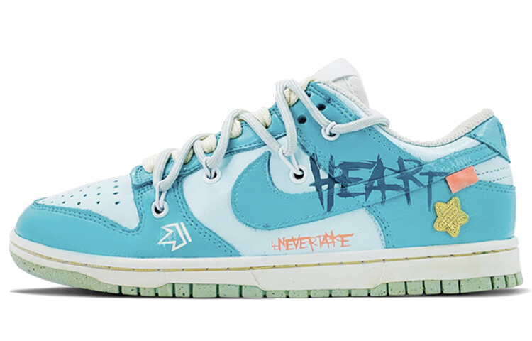 

Кроссовки для скейтбординга Dunk женские, низкие, бледно-голубые Nike