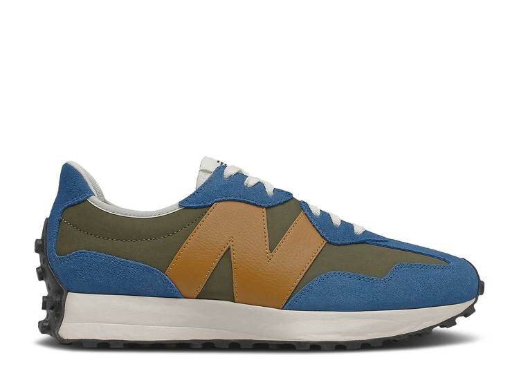 Кроссовки New Balance 327 'OXYGEN BLUE OLIVE', синий кроссовки new balance 327 unisex oxygen blue