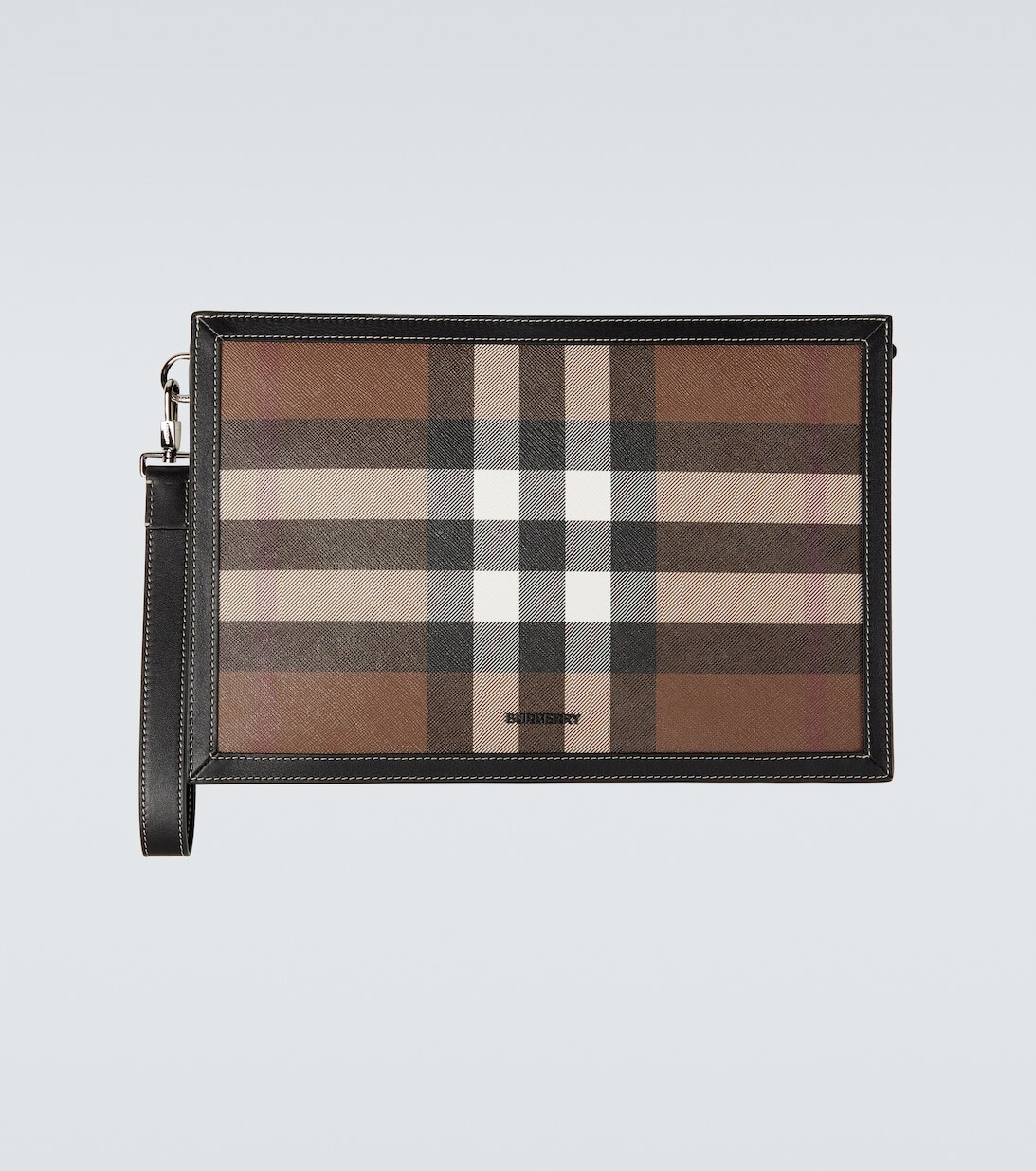 

Кошелек на молнии в клетку Burberry, коричневый