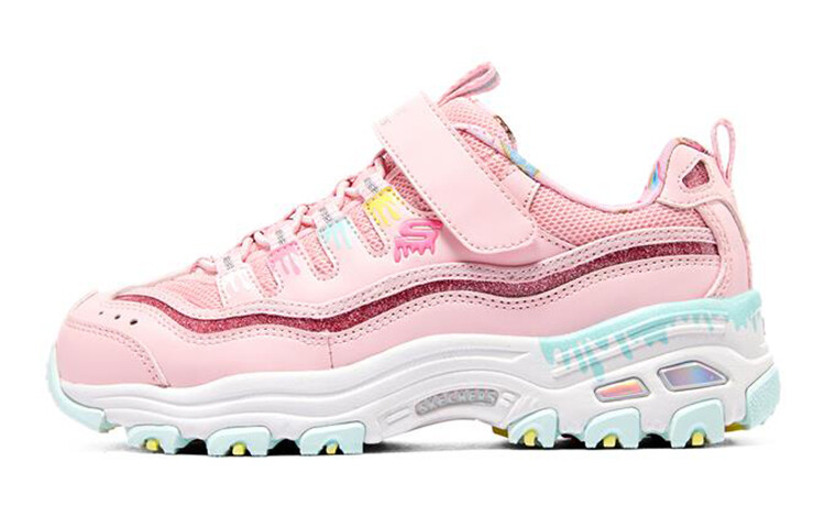 

Детские кроссовки серии D"LITES GS Low-top розовые/белые/синие Skechers
