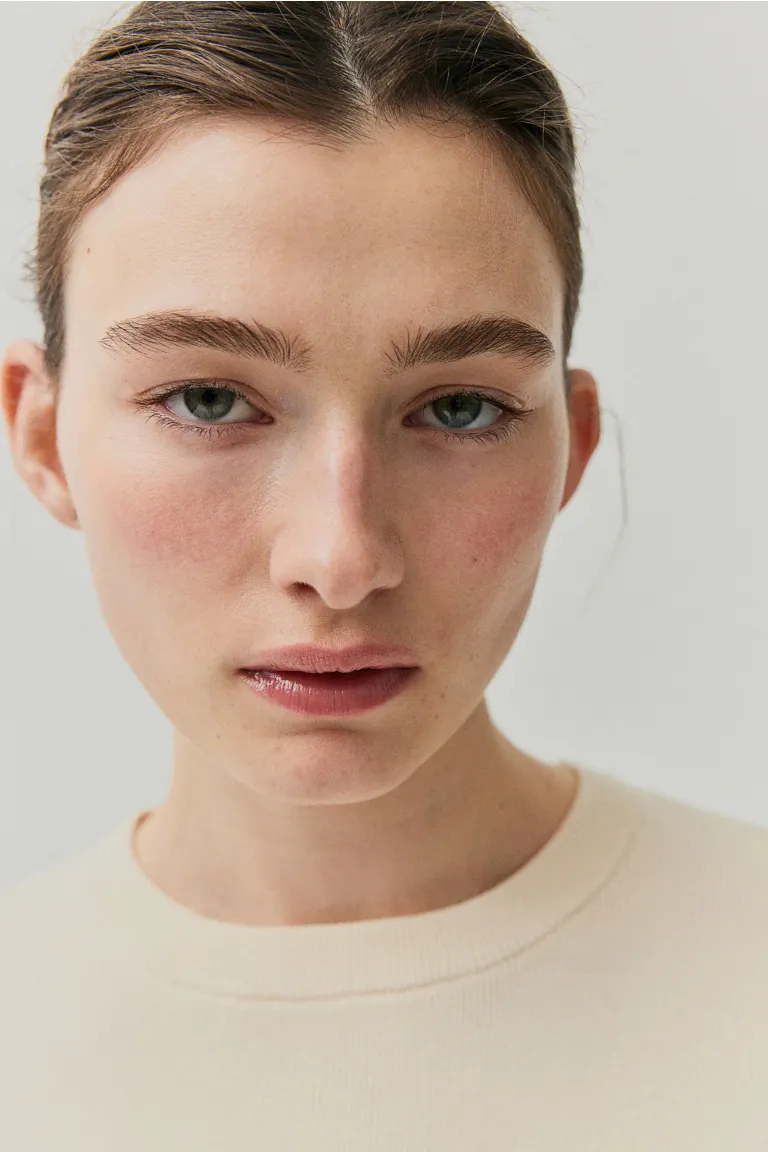 

Рубашка тонкой вязки H&M, бежевый
