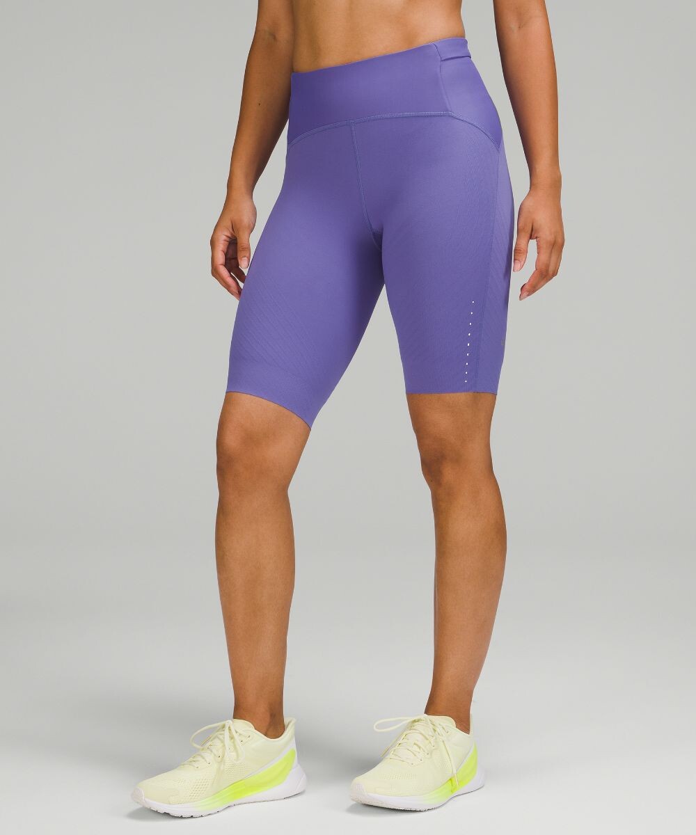

Шорты для бега SenseKnit с высокой посадкой Lululemon, индиго