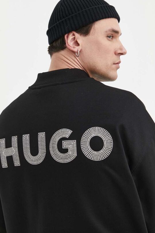 

Хлопковая толстовка Hugo, черный