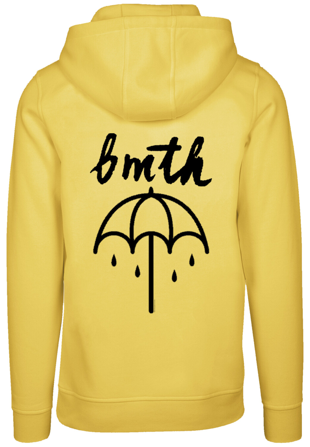 

Пуловер F4NT4STIC Hoodie BMTH Metal Band Umbrella, цвет taxi yellow