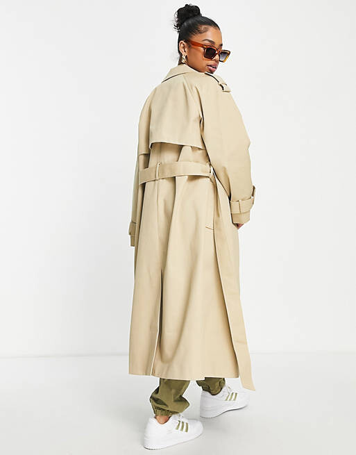 

Длинный тренч ASOS DESIGN с камнями