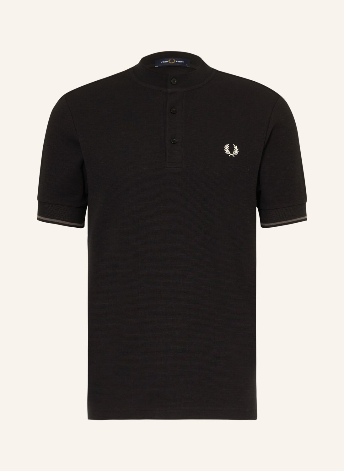 

Рубашка FRED PERRY Henley-Shirt, черный