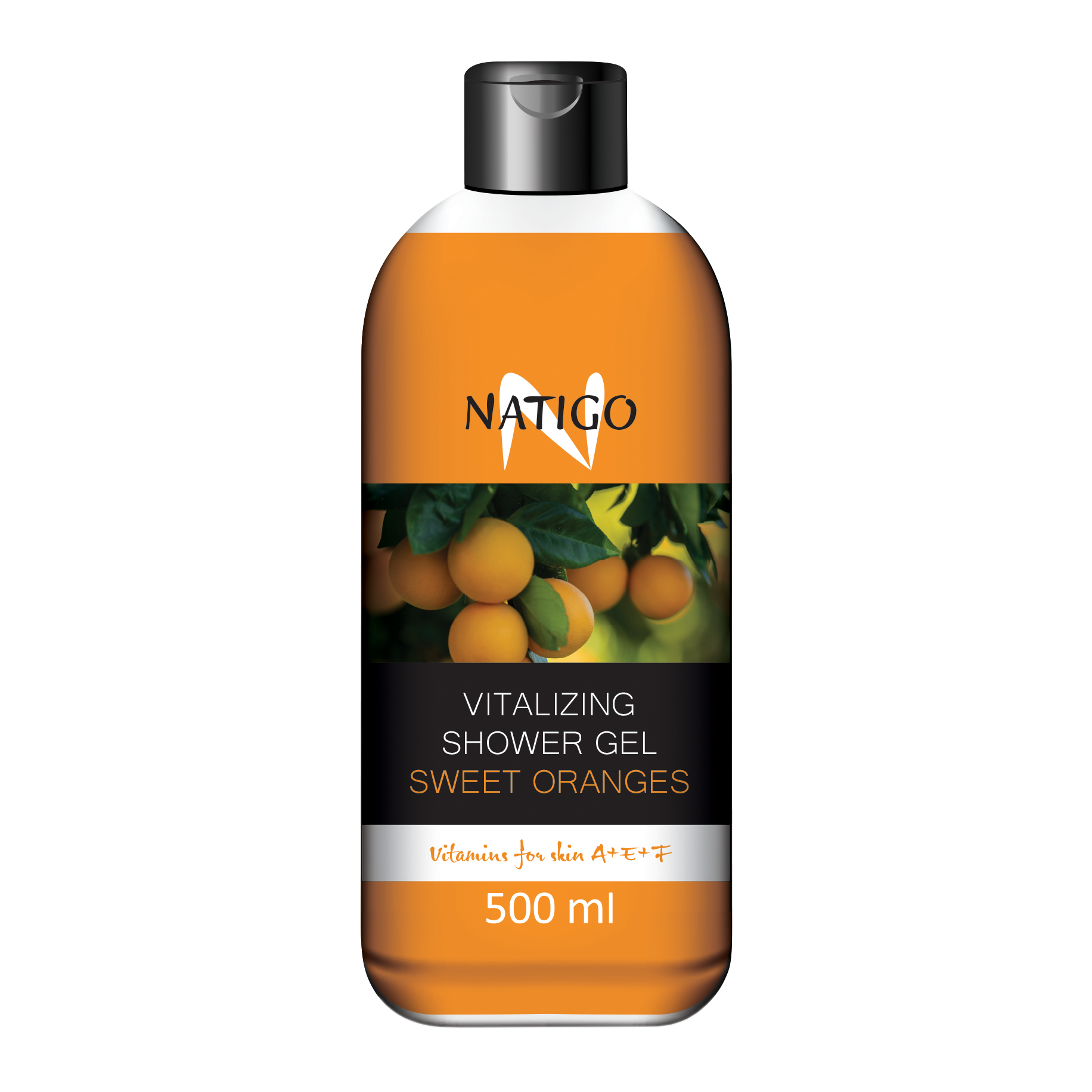 Гель для душа Natigo Sweet Oranges, 500 мл нож для очистки апельсинов menu витамин пластик