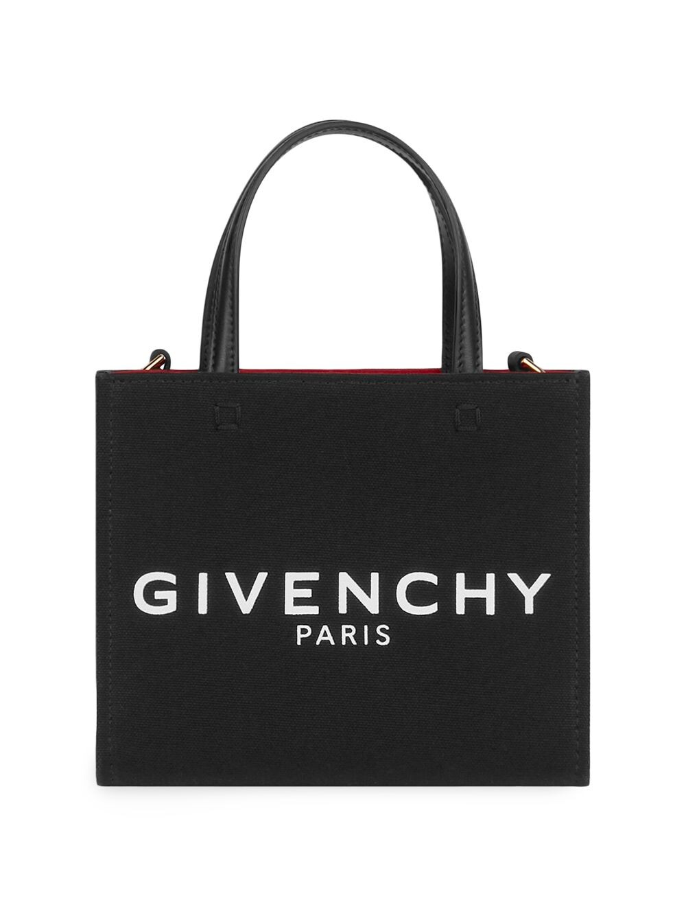 

Холщовая сумка-шоппер Mini G Tote Givenchy, черный