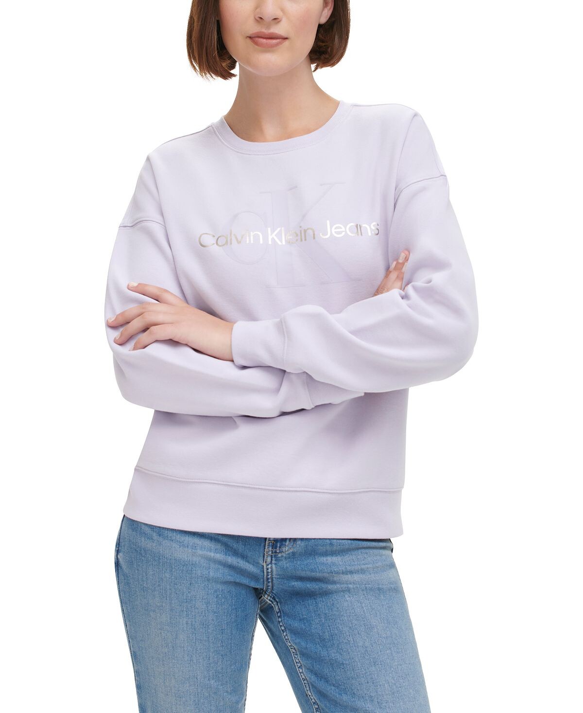 

Женский свитшот с фольгированным логотипом West Village Calvin Klein Jeans