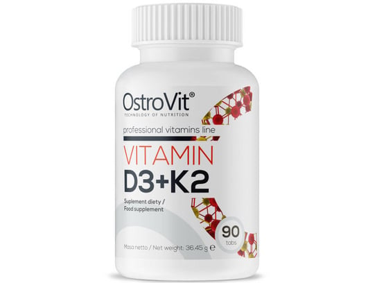 OstroVit, Витамин D3+K2, 90 таблеток витамин d3 k2 биосенергия 60 таблеток