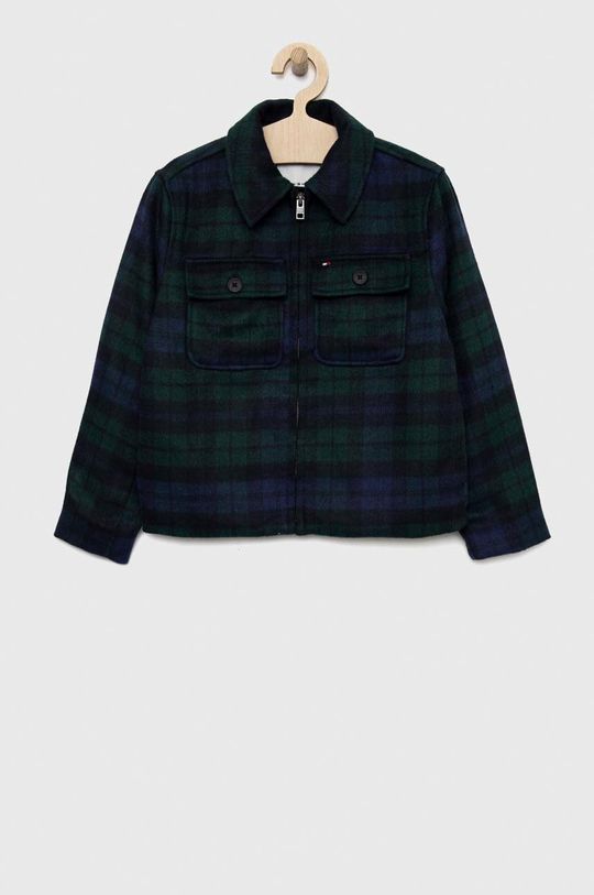 Куртка для мальчика Tommy Hilfiger, зеленый флисовая куртка tommy jeans by tommy hilfiger