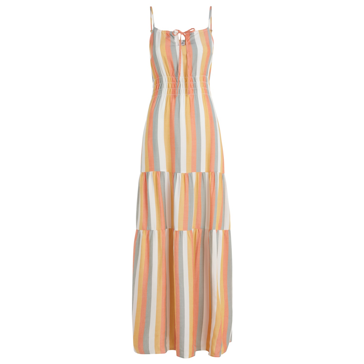 Платье O'Neill Women's Quorra Maxi Dress, цвет Orange Multistripe