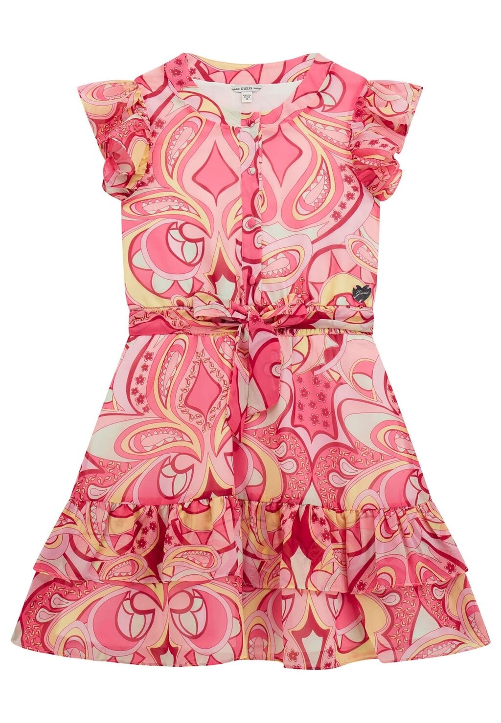 

Повседневное платье Guess, цвет mehrfarbe rose