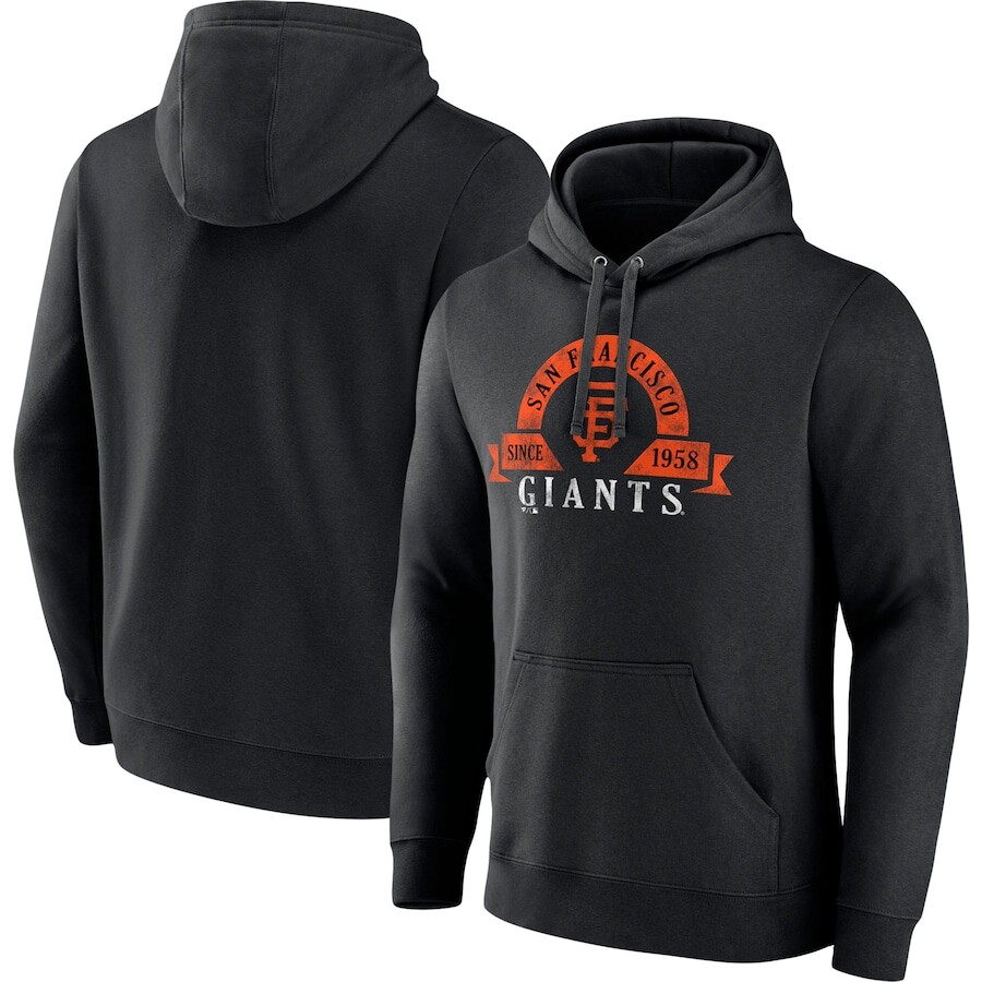 

Пуловер с капюшоном Fanatics Branded San Francisco Giants, черный