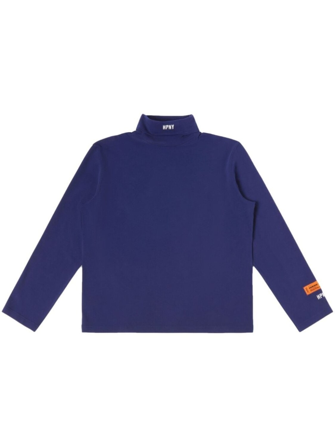 

Heron Preston футболка с высоким воротником и длинными рукавами, синий