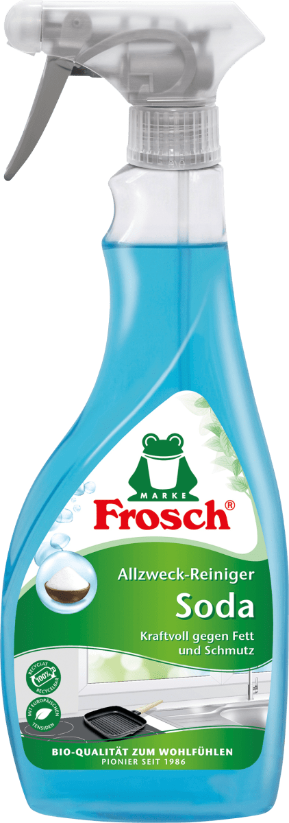 Универсальная чистящая сода 500 мл. Frosch чистящий спрей frosch фрош сода универсальный 500 мл