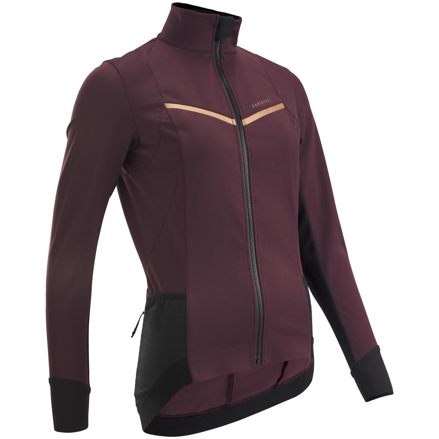 

Зимняя шоссейная велосипедная куртка Decathlon Rcr Van Rysel, коричневый