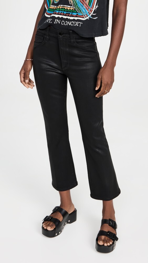 

Джинсы Joe's Jeans The Callie Coated Bootcut, черный