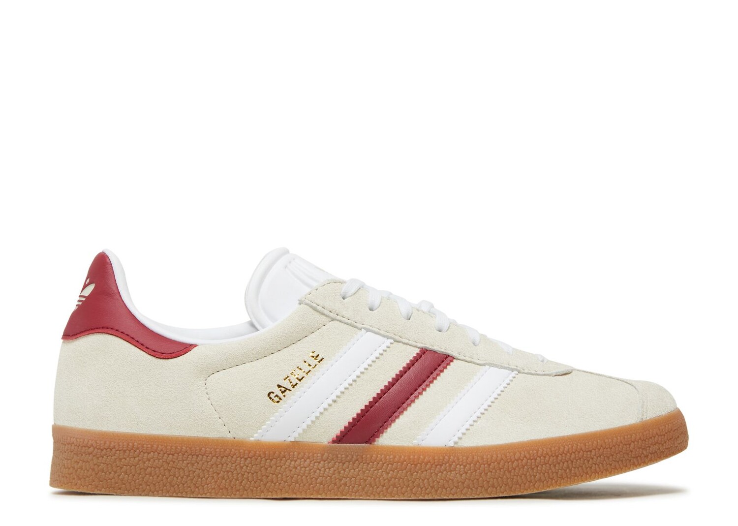 

Кроссовки adidas Gazelle 'Aluminium Burgundy', кремовый, Бежевый