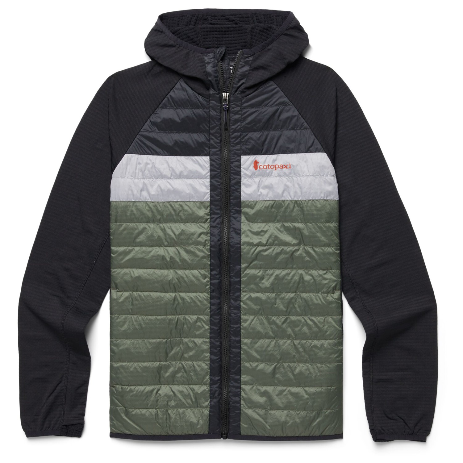 цена Куртка из синтетического волокна Cotopaxi Capa Hybrid Insulated Hooded, цвет Black/Fatigue