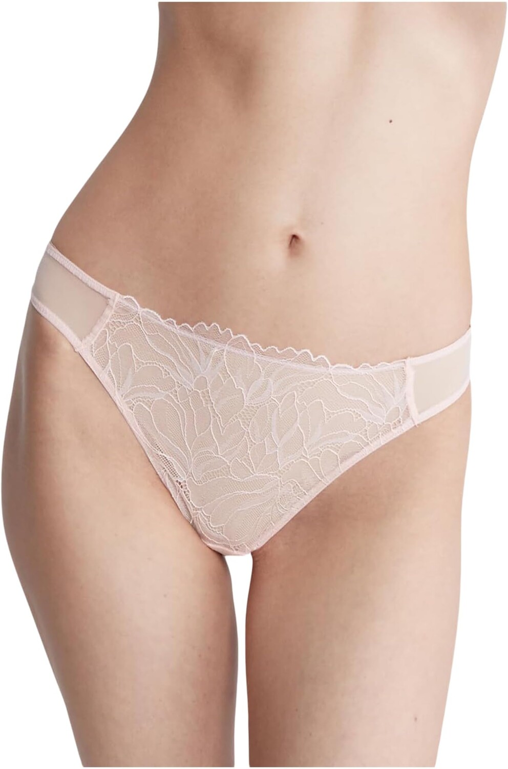 

Кружевные стринги с цветочным принтом Calvin Klein Underwear, цвет Nymphs Thigh