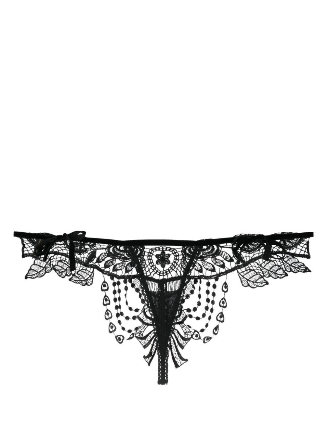 

Belle Et Bon Bon трусы-брифы Bisoux Swarovski, черный