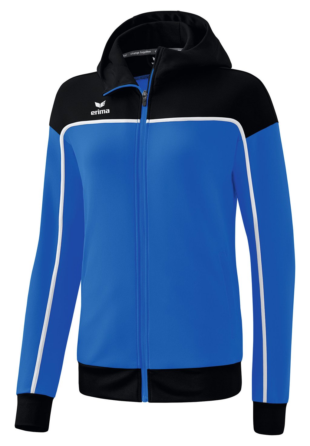Тренировочная куртка CHANGE Erima, цвет new royal schwarz weiss тренировочная куртка erima цвет schwarz violet