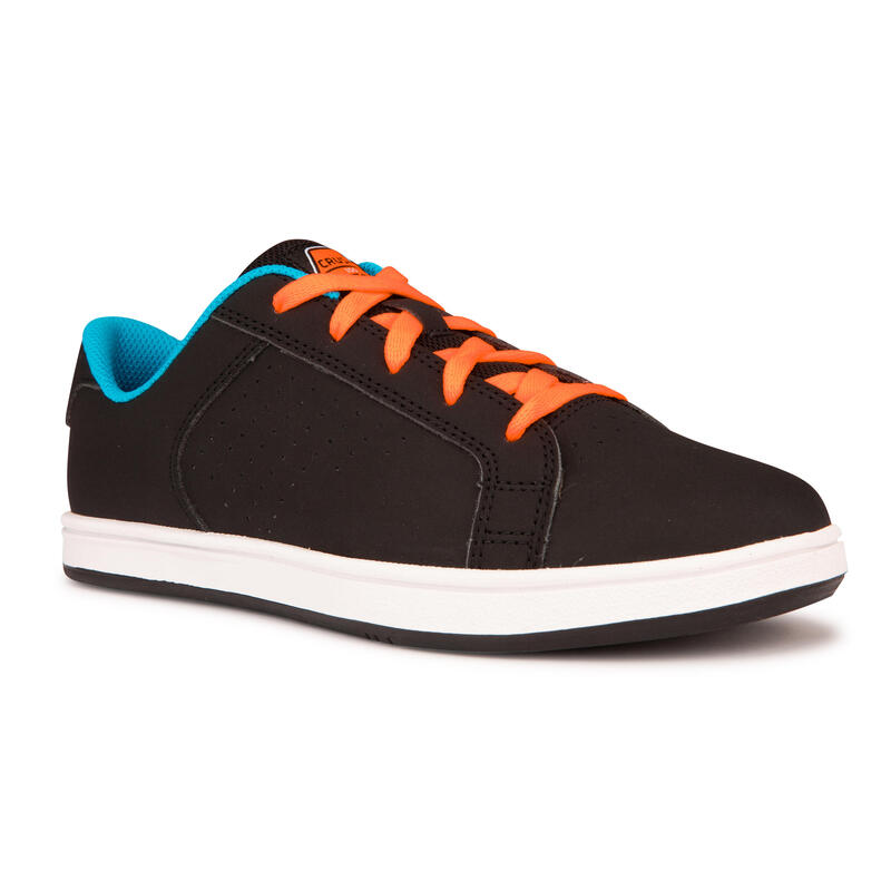 Детские кроссовки для скейтбординга Crush 100 черный/синий OXELO, цвет orange