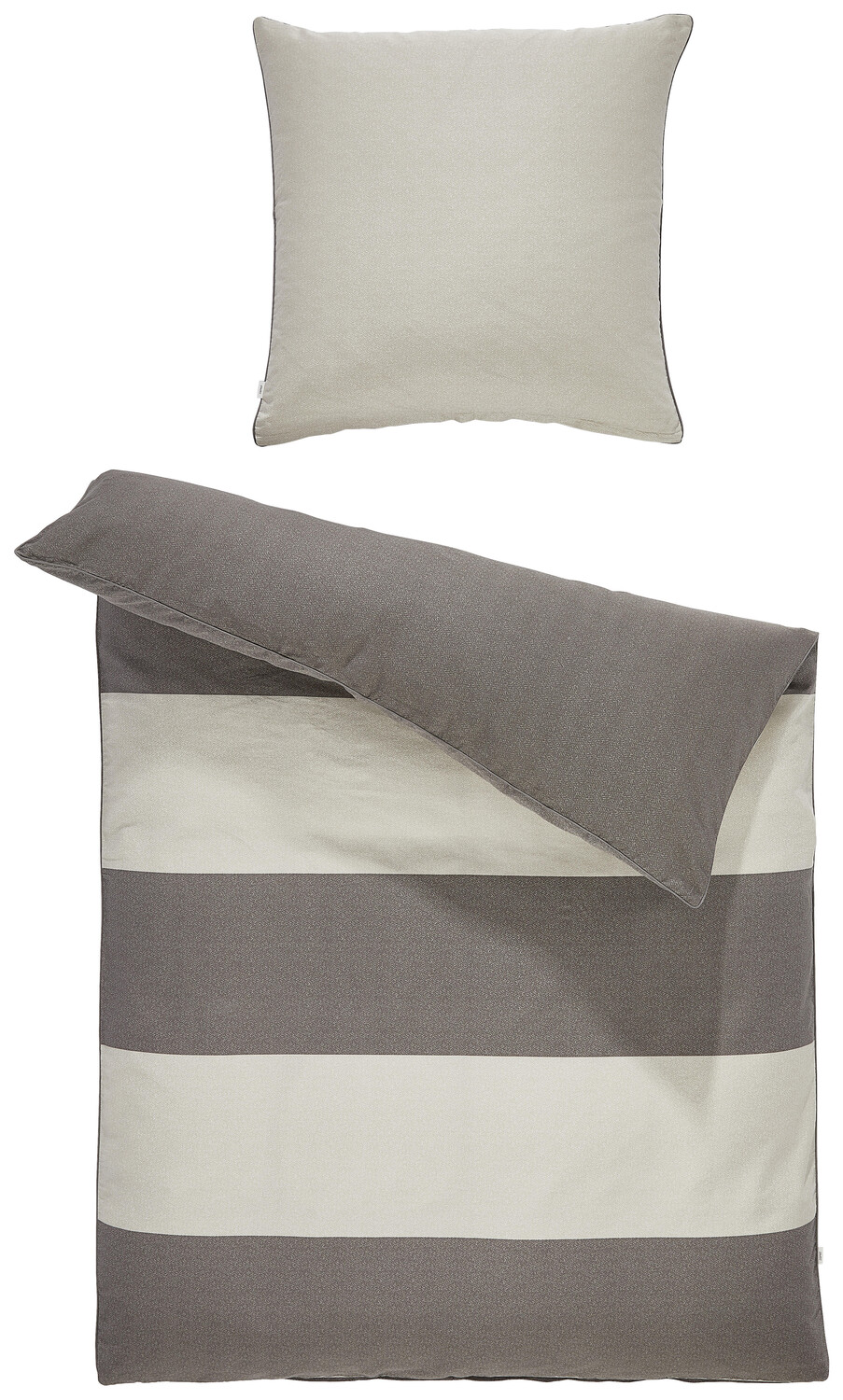 

Двустороннее постельное белье Esprit, 155x220 см, натуральный/серый