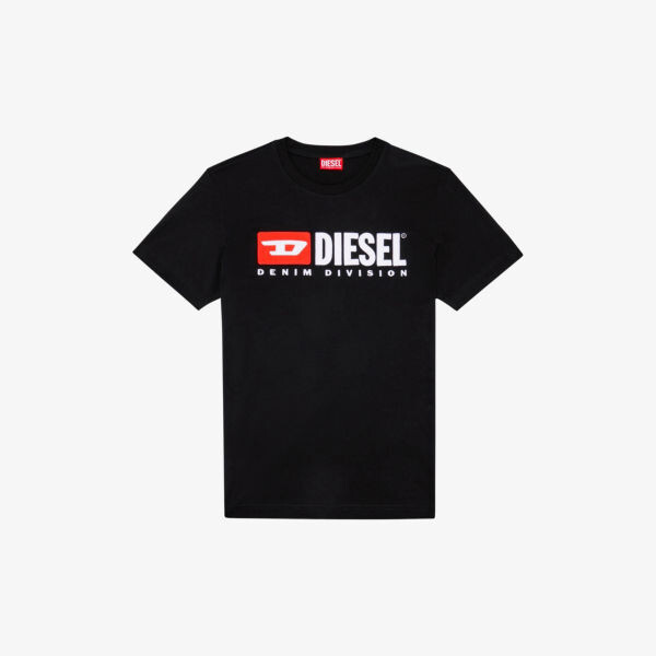 

Футболка из хлопкового джерси с фирменным принтом T-Diegor Diesel, цвет 9xx