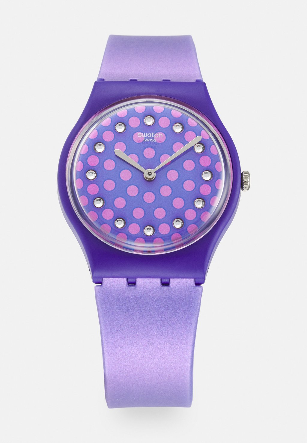 Часы Swatch, фиолетовый