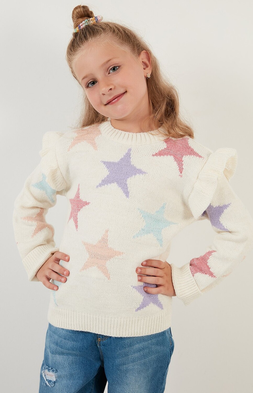 

Свитер Regular Fit LELA, цвет ecru