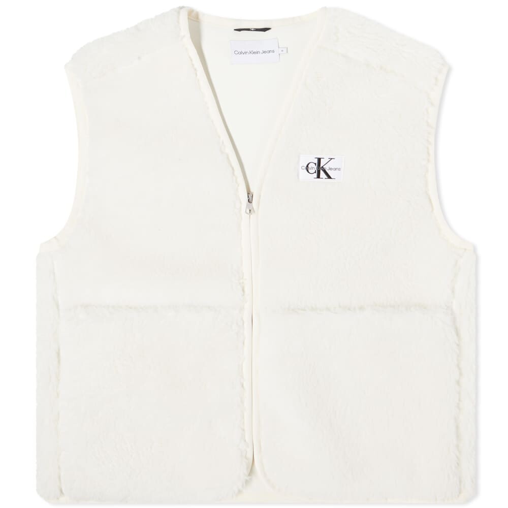 

Жилет из шерпы Calvin Klein, слоновая кость
