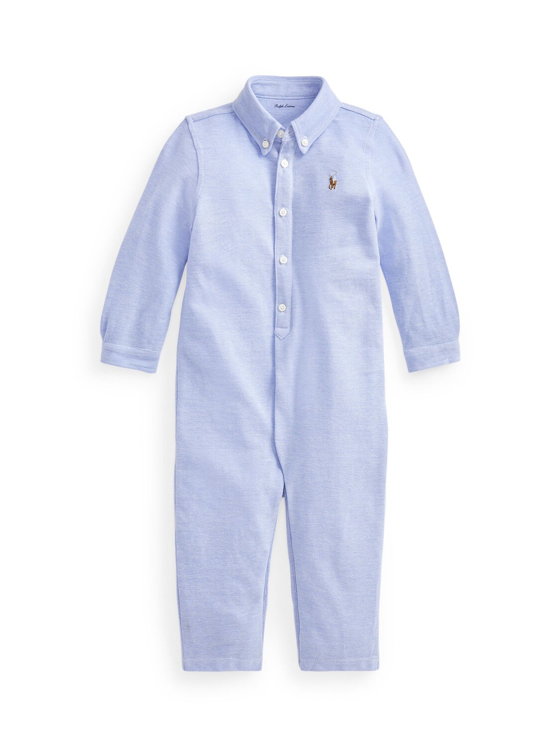 

Комбинезон-комбинезон Ralph Lauren Baby Oxford, цвет Harbour Island Blue