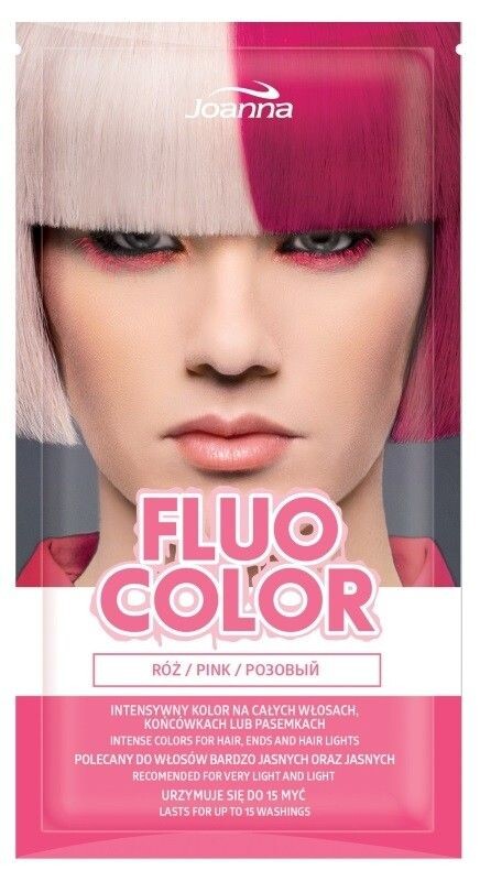 

Joanna Fluo Color Róż красящий шампунь, 35 ml