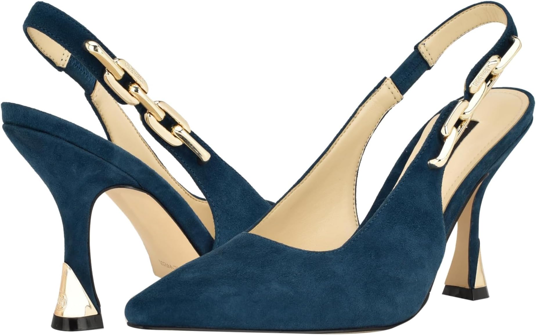 Туфли Veroni Nine West, цвет Dark Teal Blue Suede