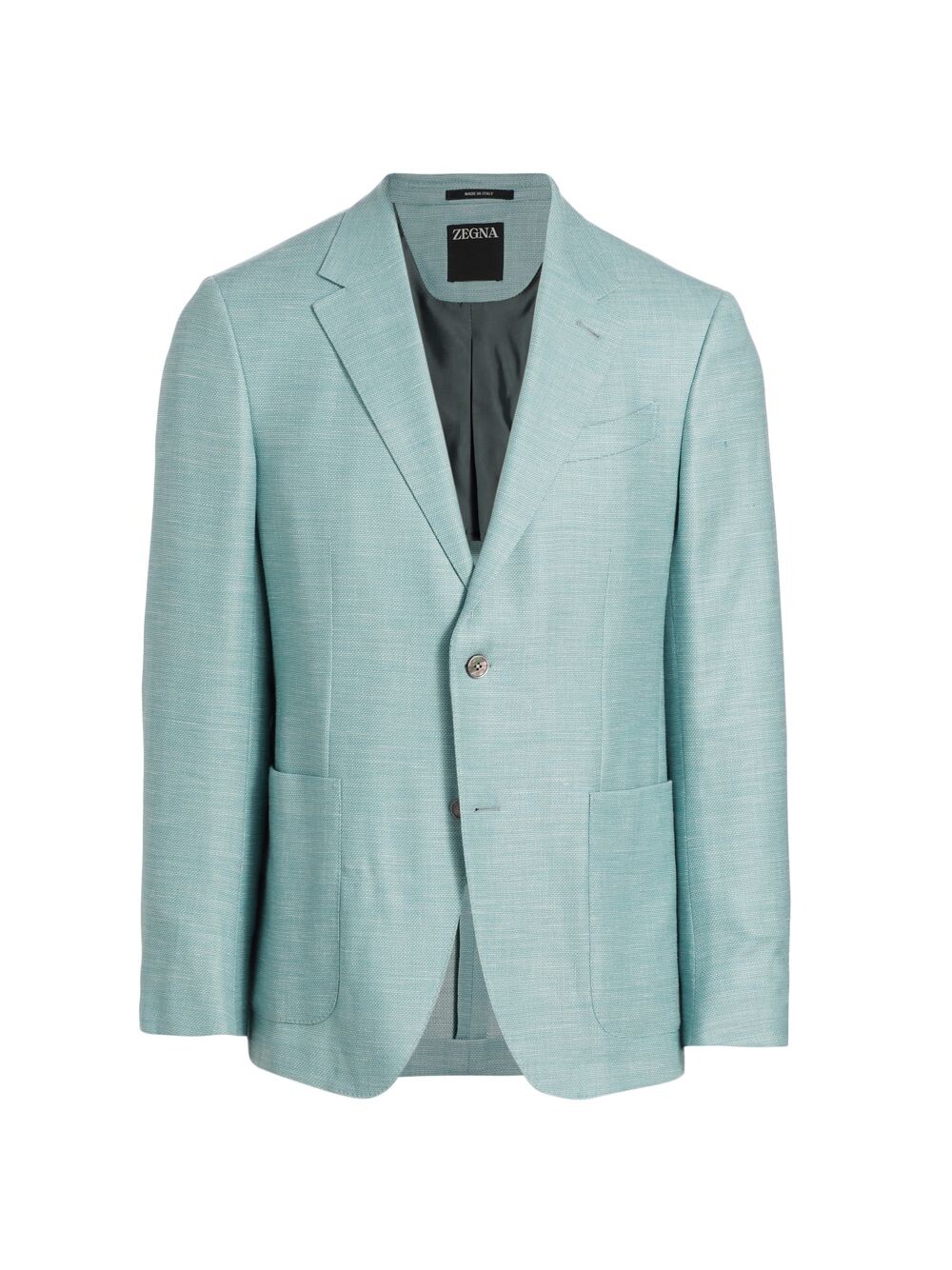 

Пиджак из смесовой шерсти ZEGNA, синий