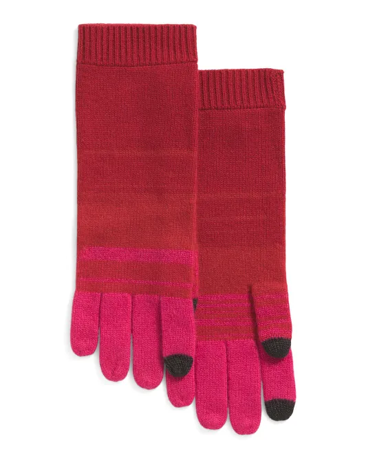 

Перчатки Sloane из смеси кашемира Eugenia Kim, красный