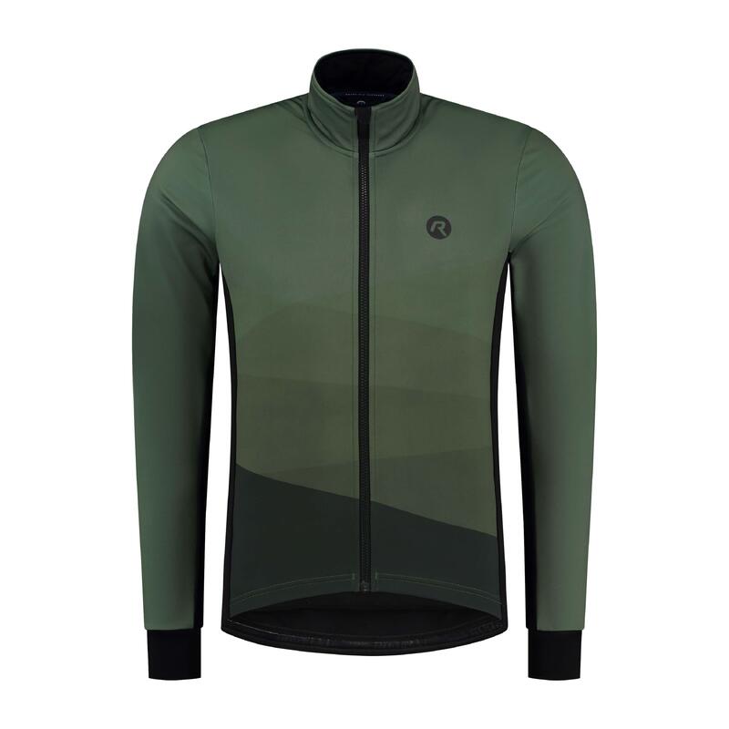Зимняя велосипедная куртка мужская - Tarax ROGELLI, цвет verde