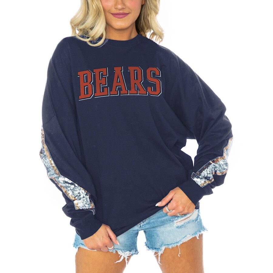 

Футболка с длинным рукавом Gameday Couture Chicago Bears, нави