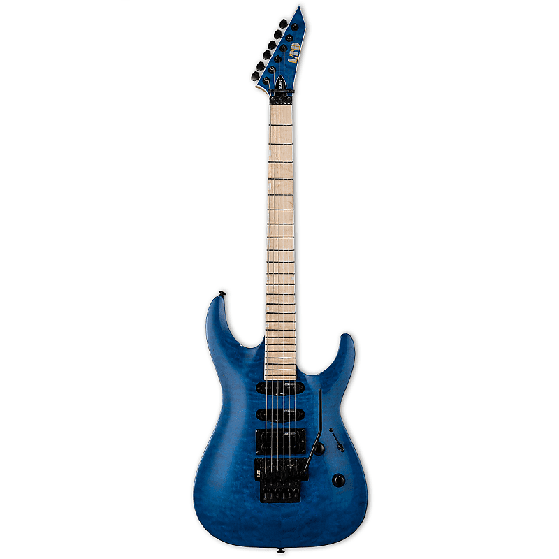 Электрогитара ESP LTD MH-203QM Quilted Maple Electric Guitar See Thru Blue with Free Pro Setup