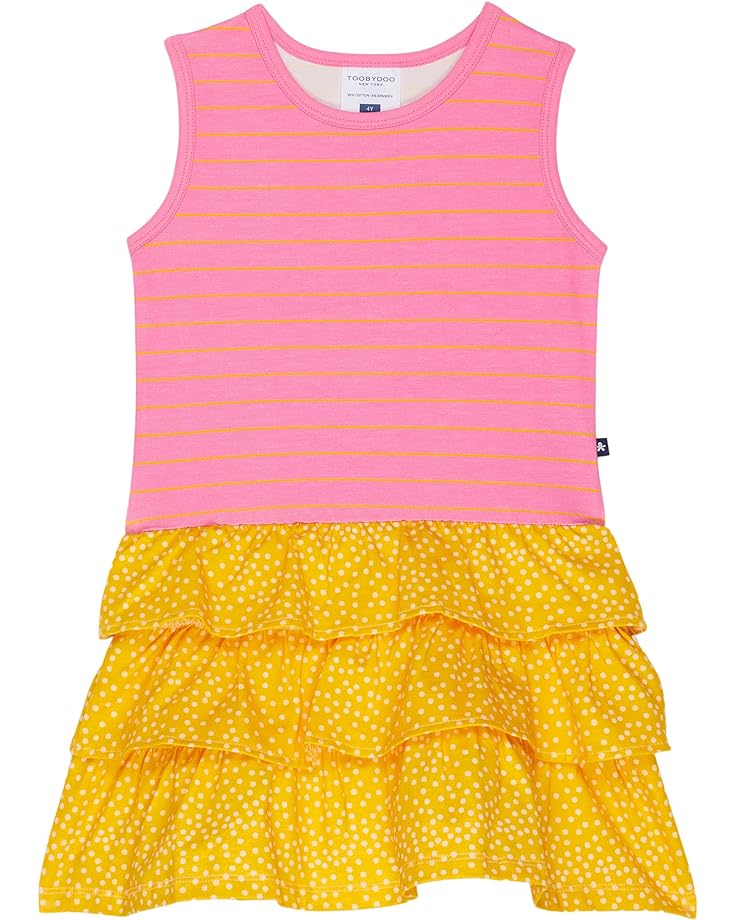 Платье Toobydoo Lollipop Ruffle Tank Dress, розовый